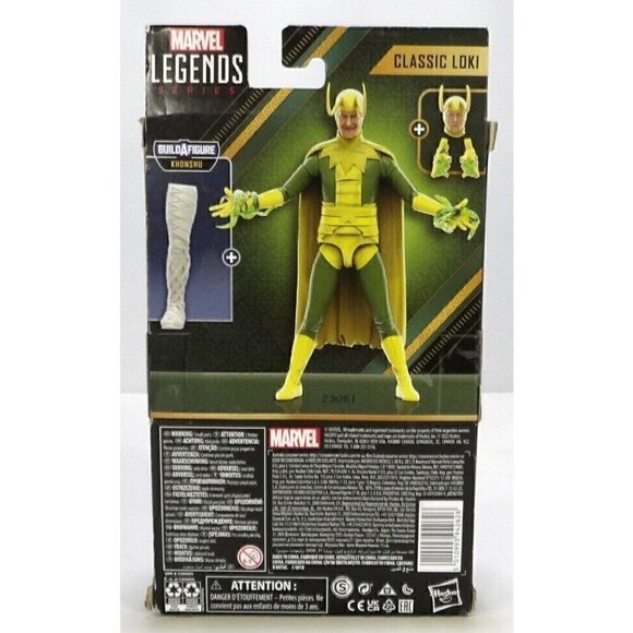 Marvel Legends, Disney CLASSIC LOKI action figure HASBRO 2022 NEW, BOX DAMAGED - Picture 2 of 2
